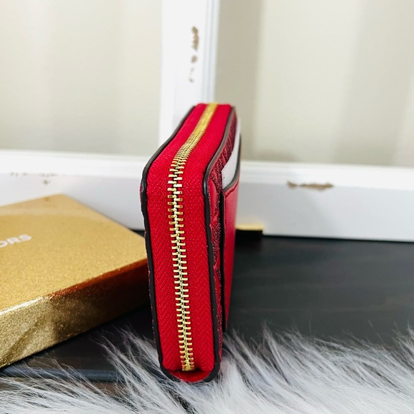 Michael Kors Jet Set Small Zip Around Card Case Wallet - Picture 6 of 14